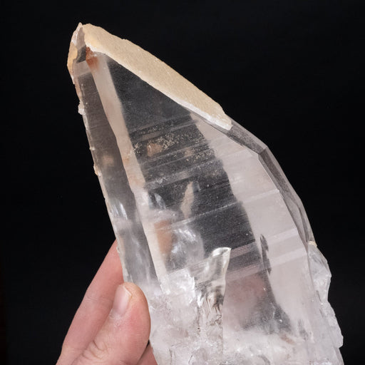 Lemurian Seed Crystal 1276 g 197x85mm w/ Secondary Quartz Growth - InnerVision Crystals