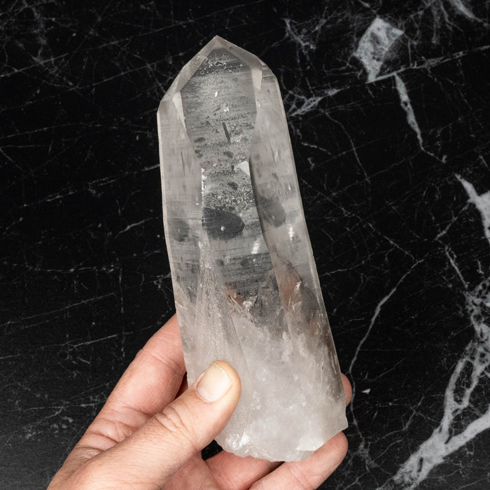 Lemurian Seed Crystal 878 g 173x60mm Black Phantom - InnerVision Crystals