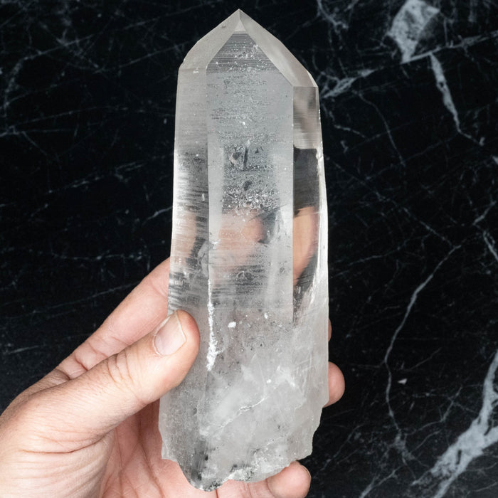Lemurian Seed Crystal 878 g 173x60mm Black Phantom - InnerVision Crystals