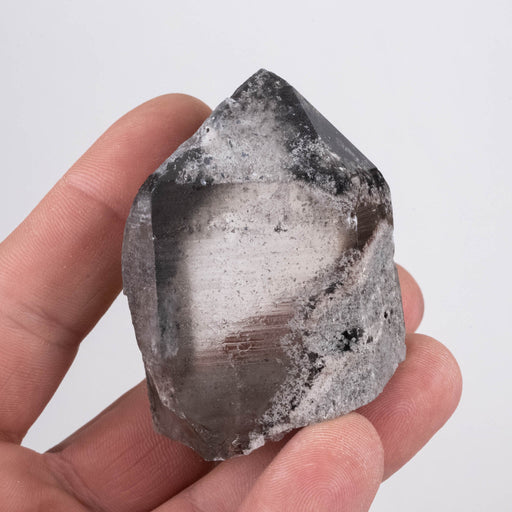 Lemurian Seed Crystal Black Phantom 107 g 61x45mm - InnerVision Crystals