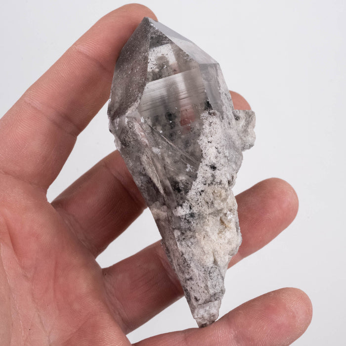 Lemurian Seed Crystal Black Phantom 143 g 97x42mm - InnerVision Crystals