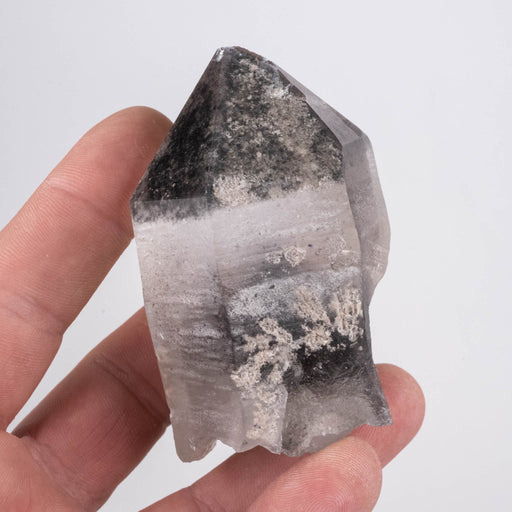 Lemurian Seed Crystal Black Phantom 189 g 74x47mm - InnerVision Crystals
