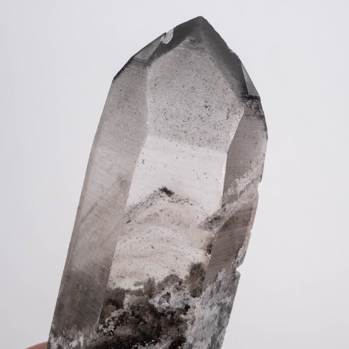 Lemurian Seed Crystal Black Phantom 254 g 124x38mm - InnerVision Crystals
