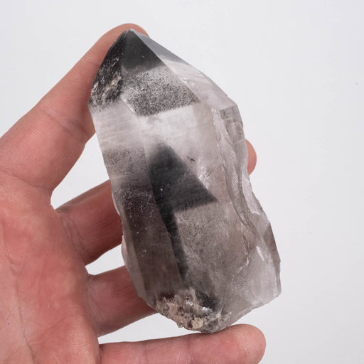Lemurian Seed Crystal Black Phantom 292 g 103x49mm - InnerVision Crystals