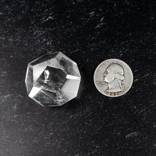 Lemurian Seed Crystal Dodecahedron Carving 38 g 27mm - InnerVision Crystals