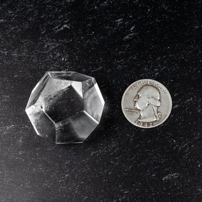 Lemurian Seed Crystal Dodecahedron Carving 46 g 29mm - InnerVision Crystals