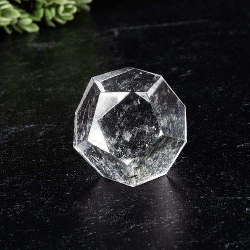 Lemurian Seed Crystal Dodecahedron Carving 46 g 29mm - InnerVision Crystals