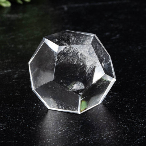 Lemurian Seed Crystal Dodecahedron Carving 55 g 31mm - InnerVision Crystals