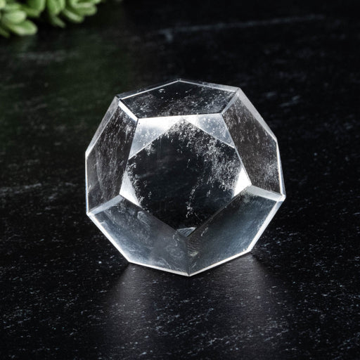 Lemurian Seed Crystal Dodecahedron Carving 55 g 31mm - InnerVision Crystals