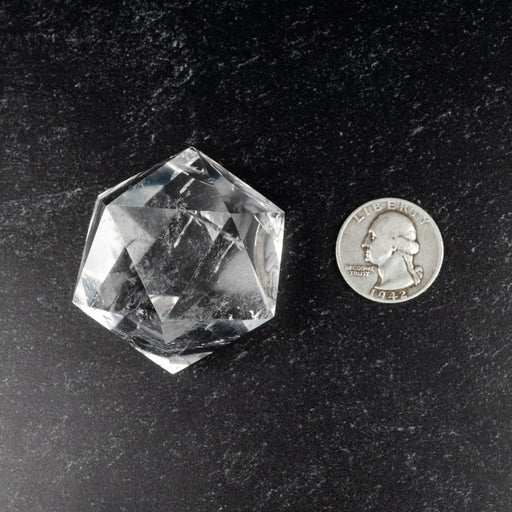 Lemurian Seed Crystal Icosahedron Carving 100 g 39mm - InnerVision Crystals