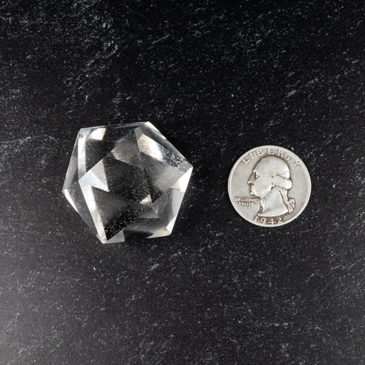 Lemurian Seed Crystal Icosahedron Carving 49 g 30mm - InnerVision Crystals