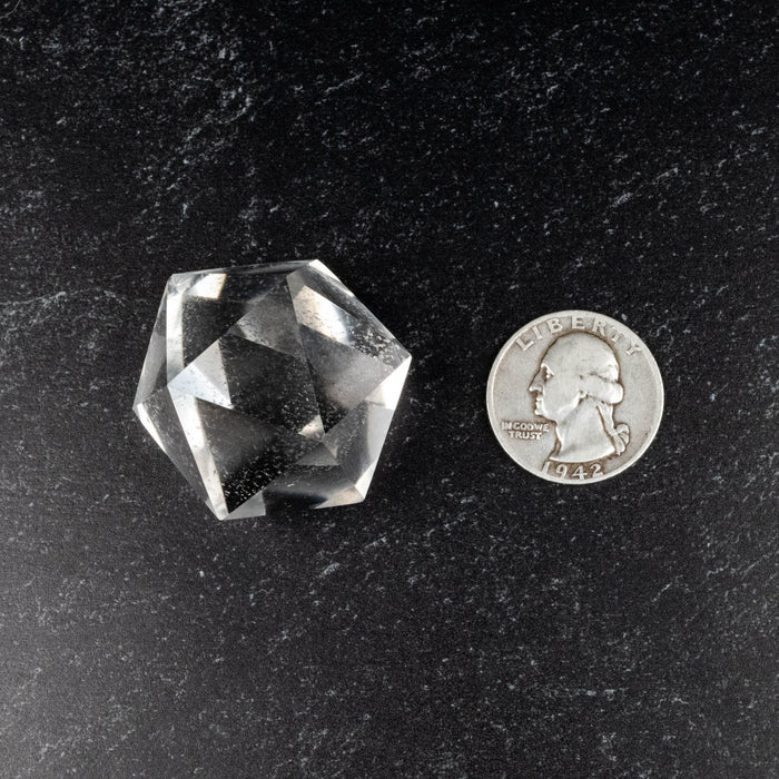 Lemurian Seed Crystal Icosahedron Carving 49 g 30mm - InnerVision Crystals