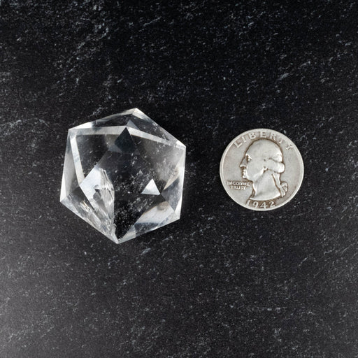Lemurian Seed Crystal Icosahedron Carving 52 g 31mm - InnerVision Crystals