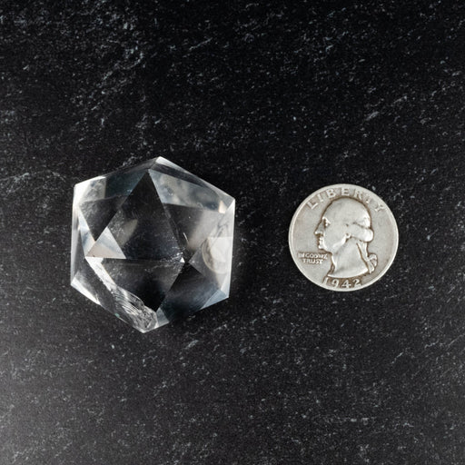 Lemurian Seed Crystal Icosahedron Carving 55 g 32mm - InnerVision Crystals