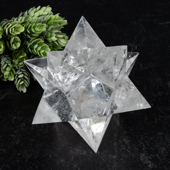Lemurian Seed Crystal Merkaba Carving 678 g 117x73mm - InnerVision Crystals