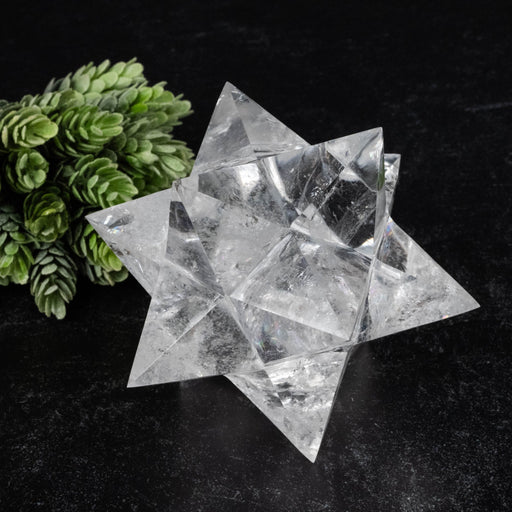 Lemurian Seed Crystal Merkaba Carving 708 g 118x69mm - InnerVision Crystals