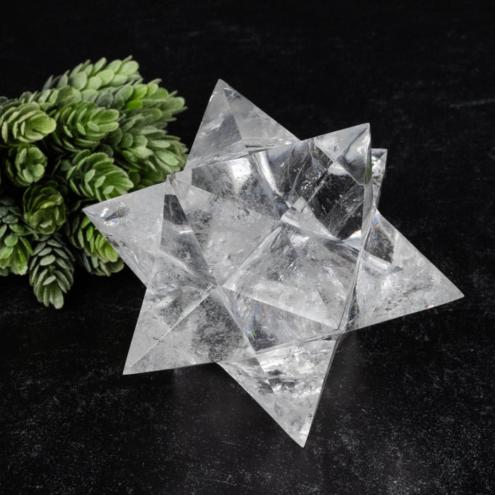 Lemurian Seed Crystal Merkaba Carving 708 g 118x69mm - InnerVision Crystals