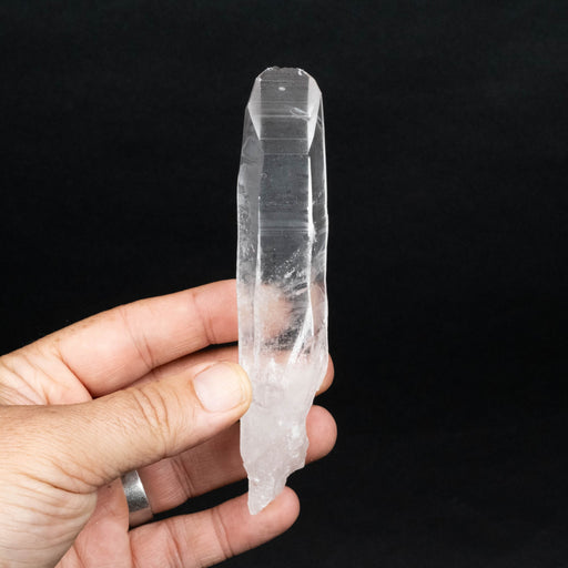 Lemurian Seed Quartz Crystal 114 g 133x27mm - InnerVision Crystals