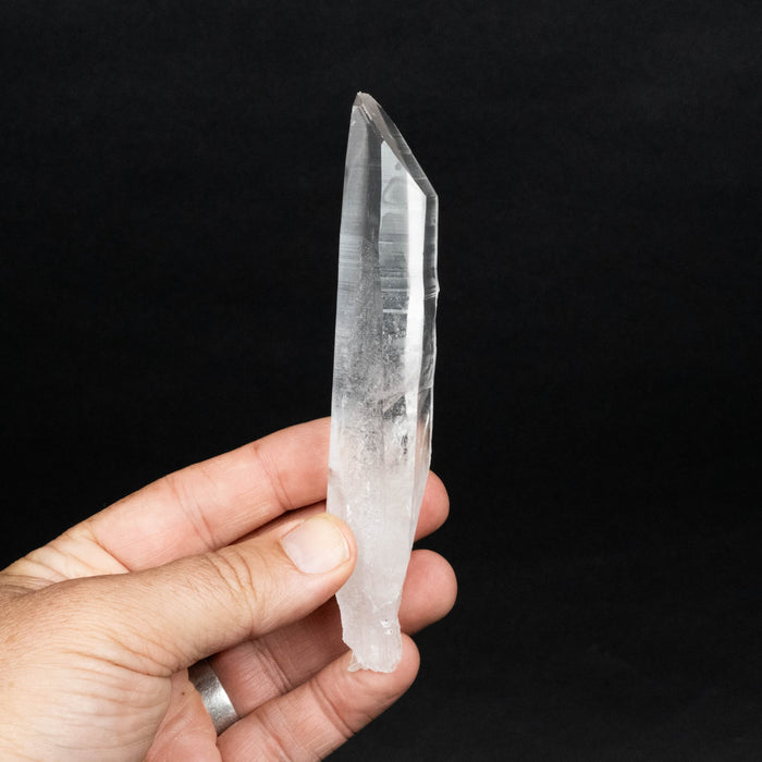 Lemurian Seed Quartz Crystal 114 g 133x27mm - InnerVision Crystals
