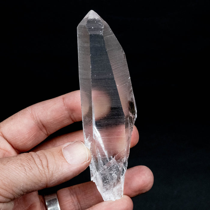 Lemurian Seed Quartz Crystal 121 g 116x32mm - InnerVision Crystals