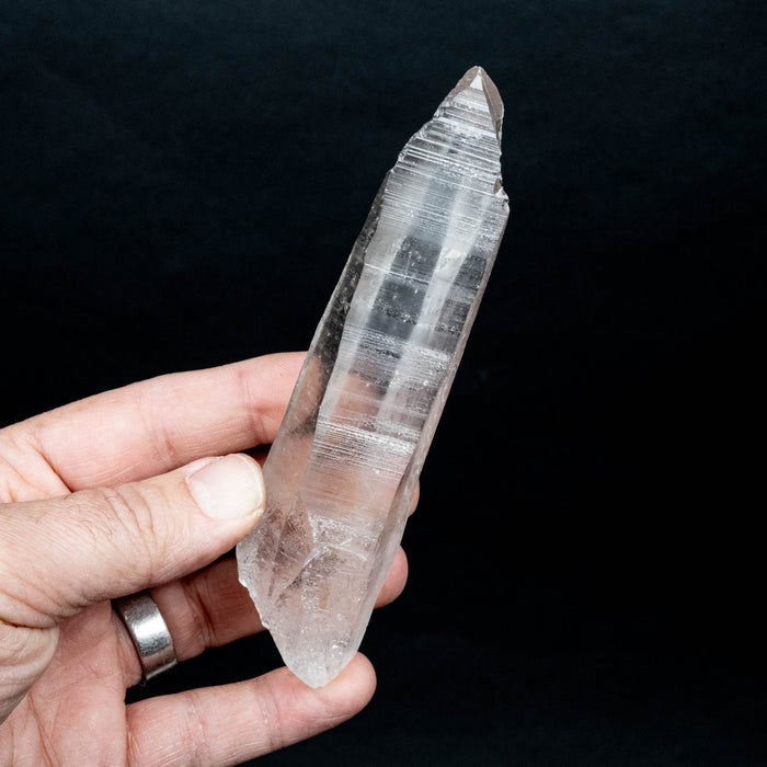 Lemurian Seed Quartz Crystal 142 g 138x32mm - InnerVision Crystals