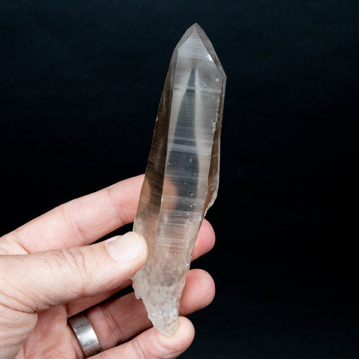 Lemurian Seed Quartz Crystal 145 g 130x31mm - InnerVision Crystals