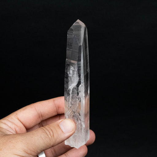 Lemurian Seed Quartz Crystal 167 g 142x31mm - InnerVision Crystals