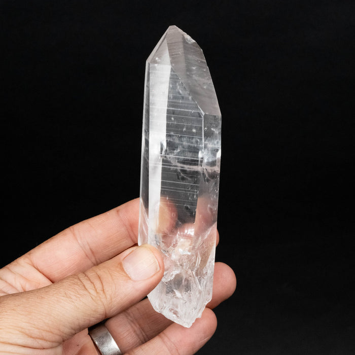 Lemurian Seed Quartz Crystal 183 g 132x34mm - InnerVision Crystals