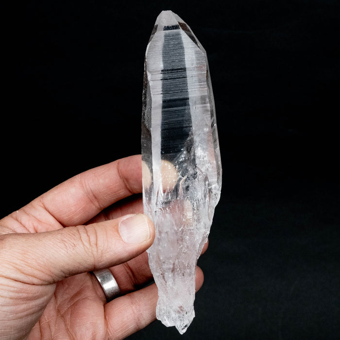 Lemurian Seed Quartz Crystal 197 g 157x38mm - InnerVision Crystals