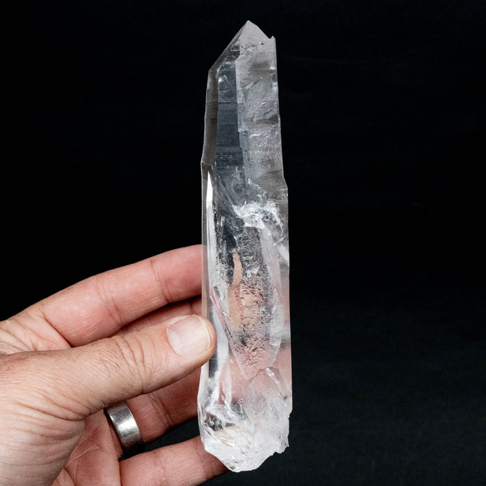 Lemurian Seed Quartz Crystal 256 g 158x36mm - InnerVision Crystals