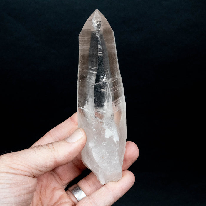 Lemurian Seed Quartz Crystal 277 g 141x43mm - InnerVision Crystals