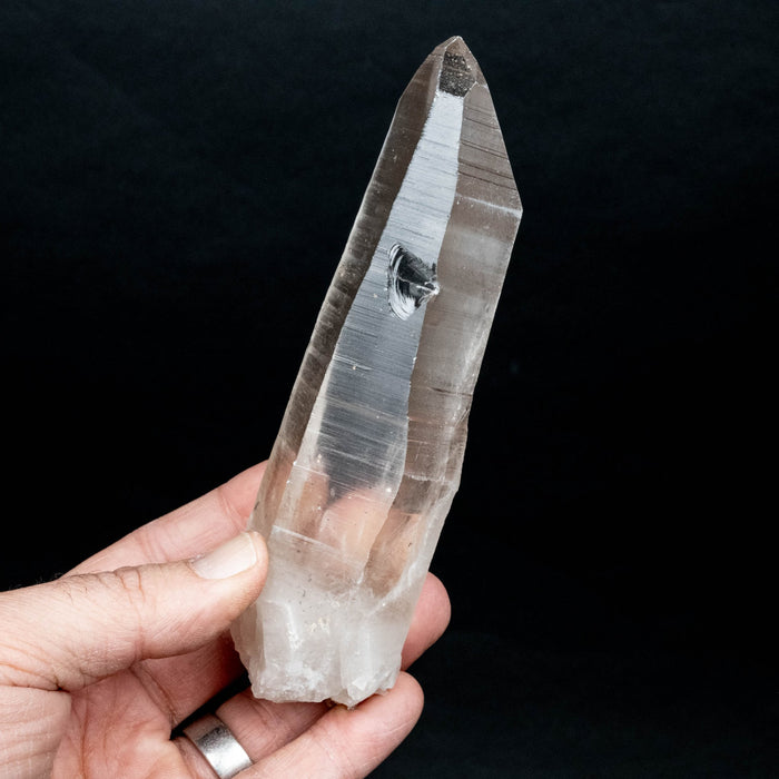 Lemurian Seed Quartz Crystal 292 g 150x41mm - InnerVision Crystals