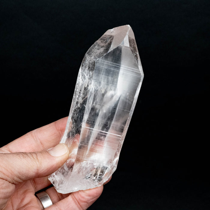 Lemurian Seed Quartz Crystal 347 g 142x46mm - InnerVision Crystals