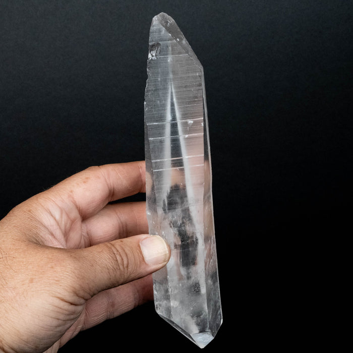 Lemurian Seed Quartz Crystal 385 g 195x46mm - InnerVision Crystals