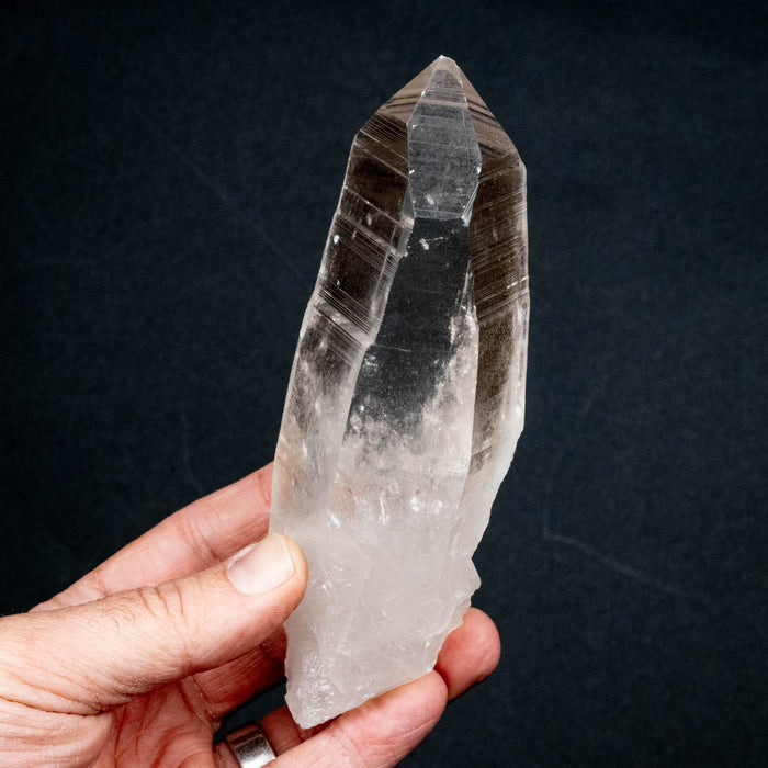Lemurian Seed Quartz Crystal 424 g 147x49mm - InnerVision Crystals