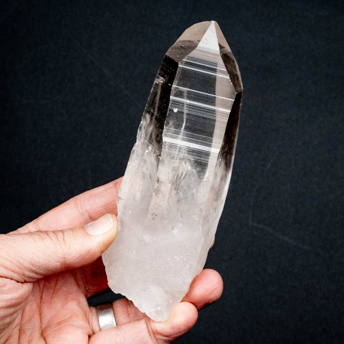 Lemurian Seed Quartz Crystal 424 g 147x49mm - InnerVision Crystals