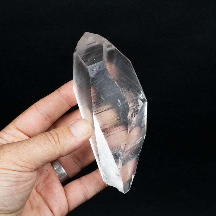 Lemurian Seed Quartz Crystal *DT with Phantom 305 g 131x51mm - InnerVision Crystals