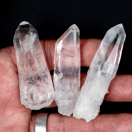 Lemurian Seed Quartz Crystal LOT 26 g 57 - 68mm - InnerVision Crystals