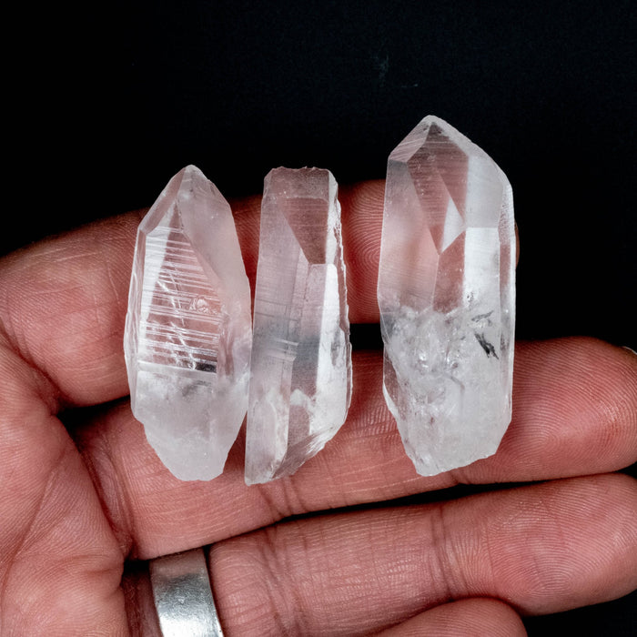Lemurian Seed Quartz Crystal LOT 37 g 41 - 45mm - InnerVision Crystals