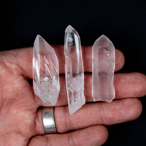 Lemurian Seed Quartz Crystal LOT 41 g 47 - 61mm - InnerVision Crystals