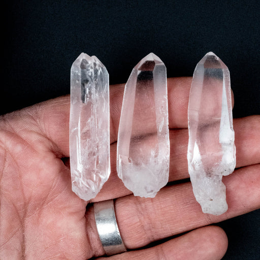 Lemurian Seed Quartz Crystal LOT 49 g 52 - 59mm - InnerVision Crystals