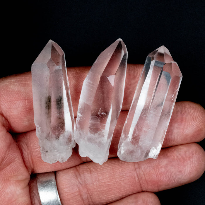 Lemurian Seed Quartz Crystal LOT 51 g 49 - 50mm - InnerVision Crystals