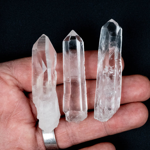 Lemurian Seed Quartz Crystal LOT 64 g 60 - 65mm - InnerVision Crystals