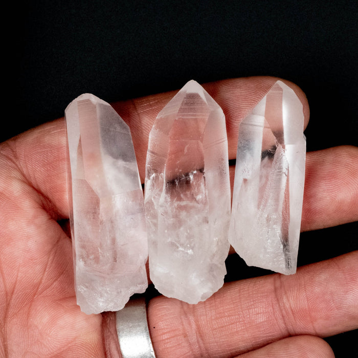 Lemurian Seed Quartz Crystal LOT 73 g 47 - 52mm - InnerVision Crystals