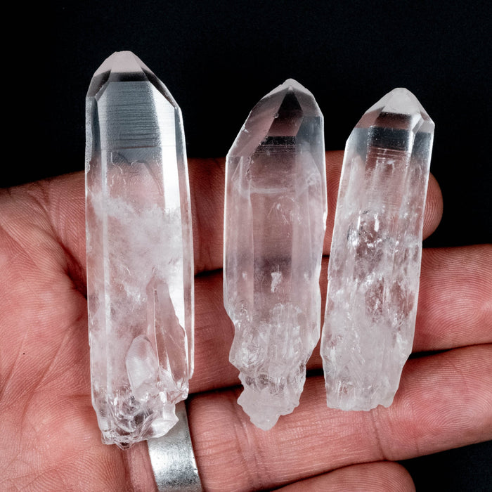 Lemurian Seed Quartz Crystal LOT 74 g 57 - 70mm - InnerVision Crystals
