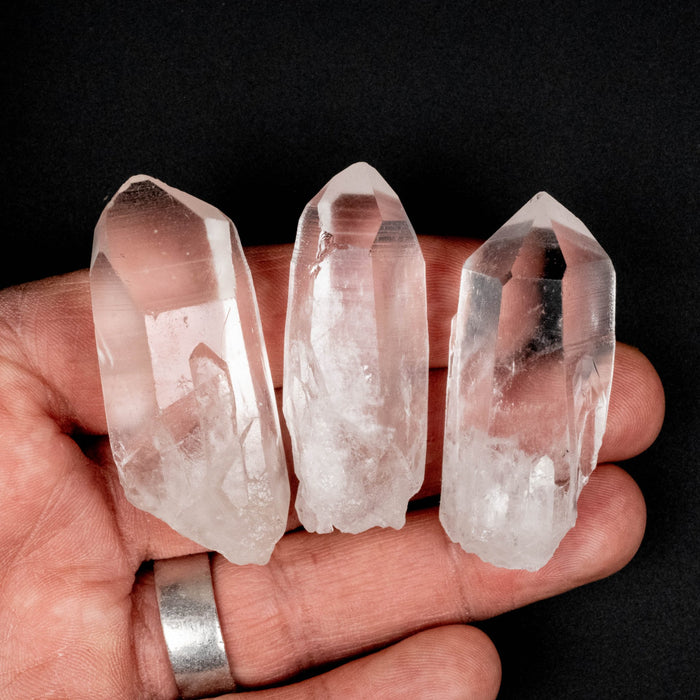 Lemurian Seed Quartz Crystal LOT 86 g 51 - 53mm - InnerVision Crystals
