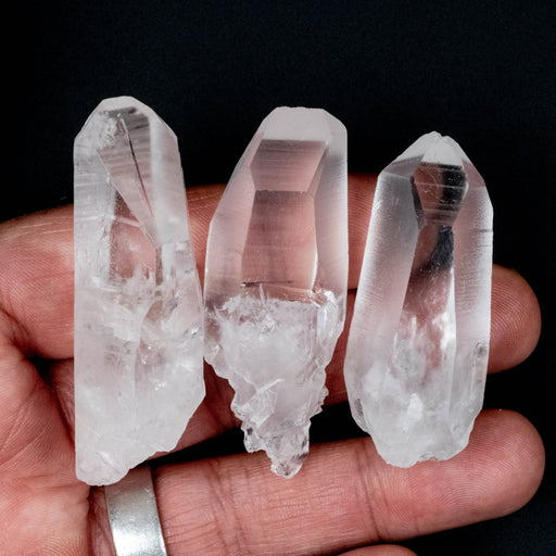 Lemurian Seed Quartz Crystal LOT 99 g 51 - 59mm - InnerVision Crystals