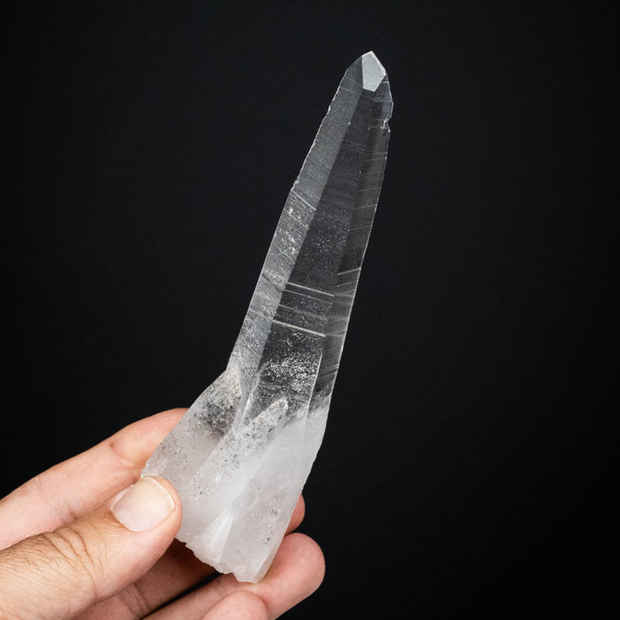Lemurian Seed Quartz Crystal with Phantom 126 g 141x39mm - InnerVision Crystals