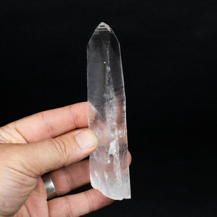 Lemurian Seed Quartz Crystal with Phantom 151 g 135x30mm - InnerVision Crystals