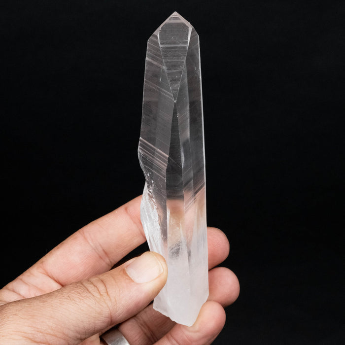 Lemurian Seed Quartz Crystal with Phantom 152 g 131x31mm - InnerVision Crystals